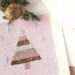 Christmas Greetings Card Tutorial 5 Hand made embroidered Christmas greetings card with Christmas tree
