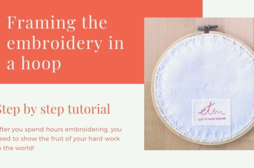 Framing the embroidery in a hoop 19 Framing the embroidery in a hoop cover photo