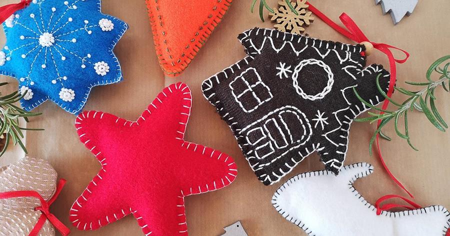 Handmade Christmas decorations 8 Handmade Christmas ornaments