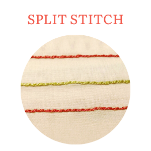 Best embroidery stitches for outlines 4 split stitch hand embroidery