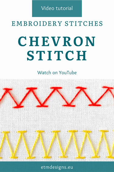 Chevron stitch video tutorial 3 Chevron stitch video tutorial