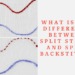 Split stitch and split backstitch - the difference